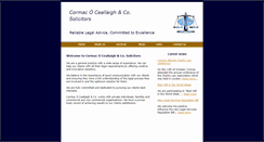 Desktop Screenshot of coclegal.ie